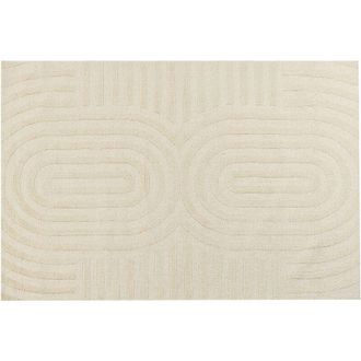 Beliani Rug MASTUNG Beige 200 x 300 cm Wool