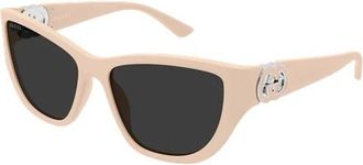 Gucci Grey Cat Eye Ladies Sunglasses GG2122S 004 56