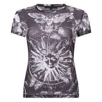 Philipp Plein Dames, Tops, Zwart, Maat: XS Tulle