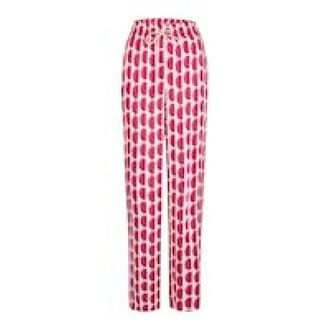 Marc Aurel Dames, Broeken, Roze, Maat: XL Satijn