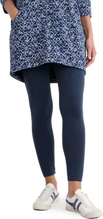 Seasalt Cornwall Sea Dance Cotton Leggings in Midnight at Nordstrom, Size 12 Us