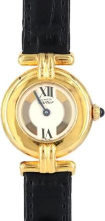Cartier Pre-owned Vintage Polshorloge - Dames - Vintage Horloges - Geel - ONE Size - Vintage