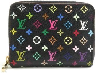 Louis Vuitton Pre-owned Wallets, female, Multicolor, Size: ONE SIZE Pre-owned Canvas Wallet