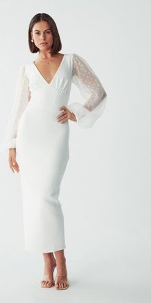 BWLDR Jacobs Dress in White at Nordstrom, Size 10