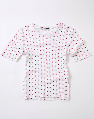 Carleen Womens Siren Tee Shirt In White