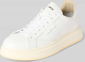 Woolrich Chunky Sneaker aus Leder mit Label-Detail in Weiss, Gr&ouml;&szlig;e 41