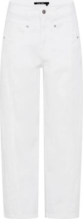 Marc Aurel High-waist Cropped Jeans - Dames - Cropped Jeans - Wit - XS - Katoen - Jeans