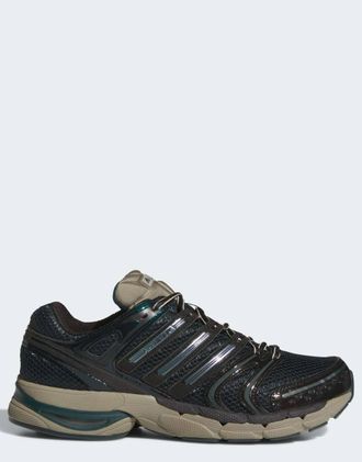 adidas Originals Adistar control 5 sneakers nere e beige-Bianco