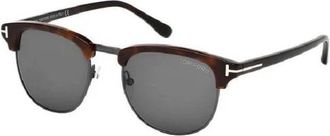 Tom Ford Stijlvolle zonnebrillencollectie - Heren - Zonnebrillen - Zwart - 51 MM - Accessoires