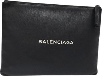 Balenciaga Pre-owned Clutches, female, Black, Size: ONE SIZE Pre-owned Vintage Clutch