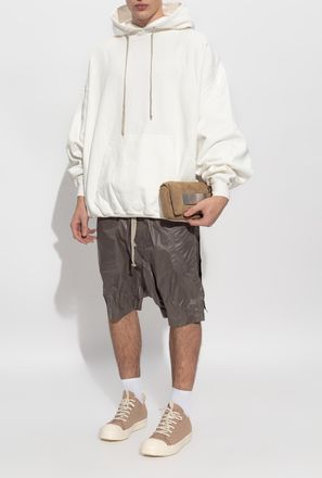 Rick Owens Hun Hoodie, Womens, White