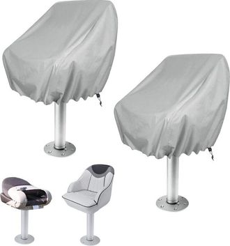 OEM Funda Para Asiento De Barco - Tejido Oxford Impermeable 300d - Para Asiento De Capit&aacute;n De Embarcaci&oacute;n - Pack De 2