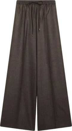 Max Mara Pantalone Lungo - Dames - Broeken - Bruin - Maat: 3XS