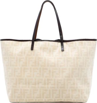 Fendi Pre-owned Fendi Medium Zucca Canvas Roll Tote Ladies VSFNE0H6BWGOFHWL