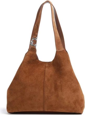 Coccinelle C-Easy Suede Shopper - Dames - Shoppers - Bruin - ONE Size - Su&egrave;de - Tassen