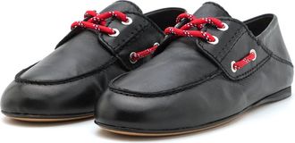 Sandro Leather Boat Shoes Size 38