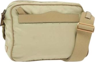 Prada Pre-owned Cross Body Bags, female, Beige, Size: ONE SIZE Pre-owned Nylon prada-bags