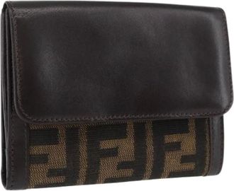 Fendi Pre-owned Wallets, female, Black, Size: ONE SIZE Pre-owned Leather Wallet