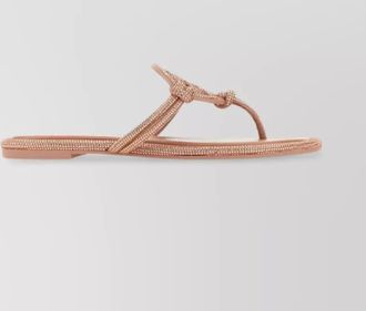 Tory Burch rhinestone-covered miller thong slippers
