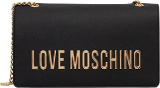 Love Moschino Logo Shoulder Bag - Dames - Schoudertassen - Zwart - ONE Size - Tassen