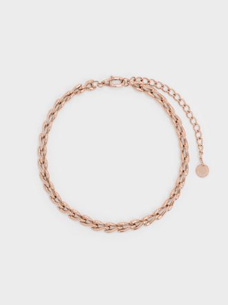 Charles & Keith Kris Chain-Link Choker Necklace