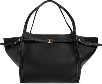 Tod's Shopper Bag - Dames - Shoppers - Zwart - ONE Size - Leer - Tassen