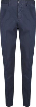Pantaloni Torino Slim Pant - Heren - Slim Fit Broeken - Blauw - 2XL - Katoen - Broeken