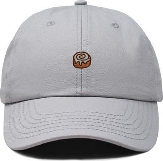 Dalix Cinnamon Roll Dad Cap in Gray at Nordstrom
