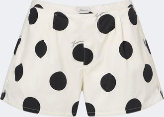 Jacquemus Shorts Amelo de algod&oacute;n con lunares
