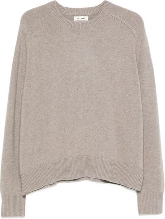 Soft Goat Boyfriend Ribbed Crew-neck Knitwear