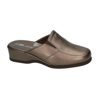 Rohde Mandal Wedge - Dames - Sleehakken - Bruin - 36 1/2 EU - Leer - Schoenen