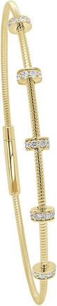 Sabrina Designs 14K 0.25 Ct. Tw. Diamond Flexible Bangle