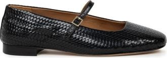 Bobbies Mikie Ballet Flats in Intense Black at Nordstrom, Size 10.5