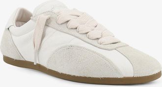 Represent Mens Sneakers White Leather Suede Trainers