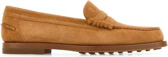 Tod's Tods Camel Suede Loafers