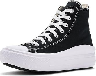 Converse Chuck Taylor(r) All Star(r) Move Platform Hi Womens Shoes Black/Natural Ivory/White : 10.5 B - Medium, Textile