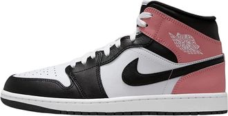 Nike Jordan Air 1 Mid - Heren - Fitnessschoenen - Roze - 43 EU - Leer - Fitness