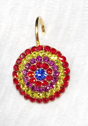 Mariana Womens Pretty Woman Earrings In Red / Yellow / Fuchsia / Blue