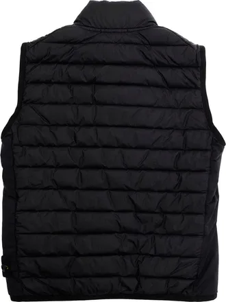 Stone Island Boys Hooded Down Jacket Black Polyamide Padded