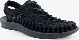 Keen Mens Sandals Uneek M Black Polyurethane-Rubber Polyurethane/rubber