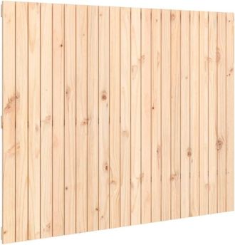 vidaXL Wall Headboard 140x3x110 cm Solid Wood Pine Vidaxl