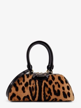 Givenchy Borsa a tracolla Antigona East West Mini in cavallino con stampa animalier - GIVENCHY - gender_Woman
