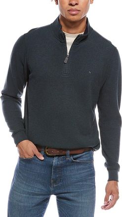 Tailorbyrd Tailorbyrd Cozy Knit 1/4-Zip Mock Sweater