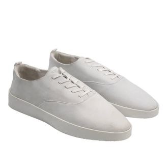 Wolf & Shepherd Mens Cruise Lace-Up Sneakers In White