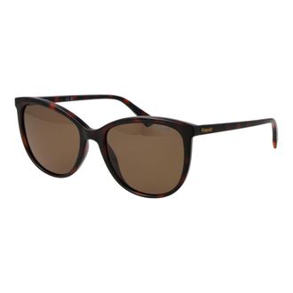 Polaroid Womens Brown Plastic Sunglasses - One Size