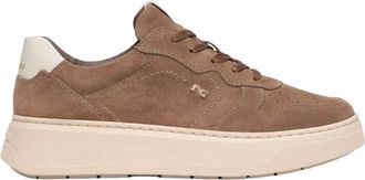 Nero Giardini Velour Mou Sneaker - Dames - Schoenen - Beige - Maat: 38 EU Leer