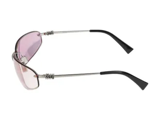 Miu Miu 0MU Metal Frame Sunglasses - Pink