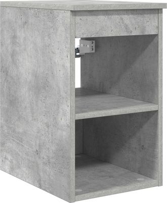vidaXL Gabinete De Ba&ntilde;o Intermedio Gris Hormig&oacute;n 30 X 44,5 X 50 Cm Vidaxl
