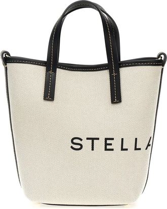 Stella McCartney Stella Mccartney Bucket Bag Eco Salt And Pepper Canvas
