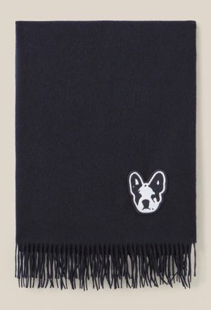 Claudie Pierlot Echarpe laine franges Jean Toto